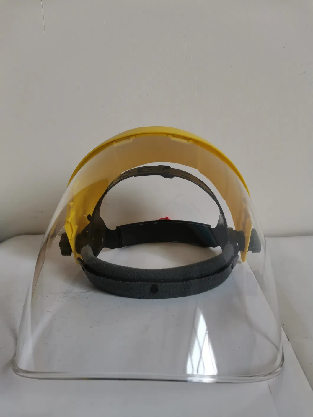 Framed PC Shield Adjustable Belt Worker Working Clear Splash Proof Welding Mask Faceshield