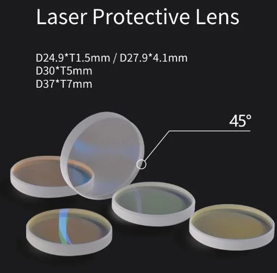 Optical Fiber Laser Welding Cutting Machine Protective Lens