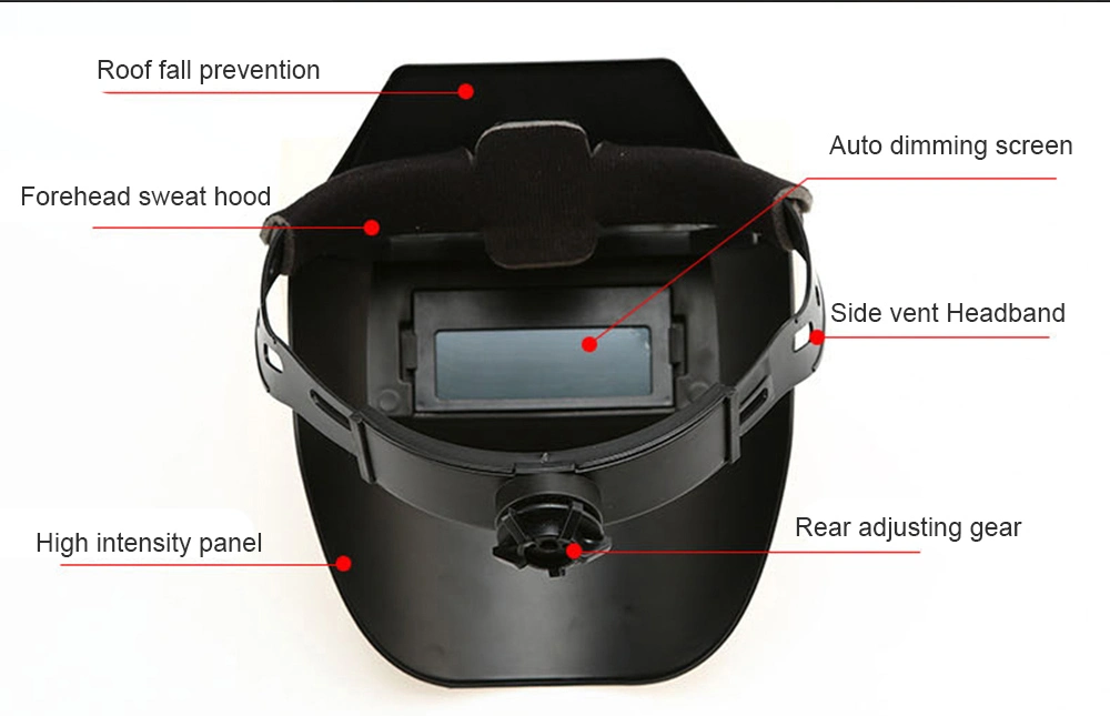 Fixed Shade Auto Darkening Welding Helmet Most Popular Professional Craftsmanship Welder Protection Good Quality Safety Type Welding Helmet