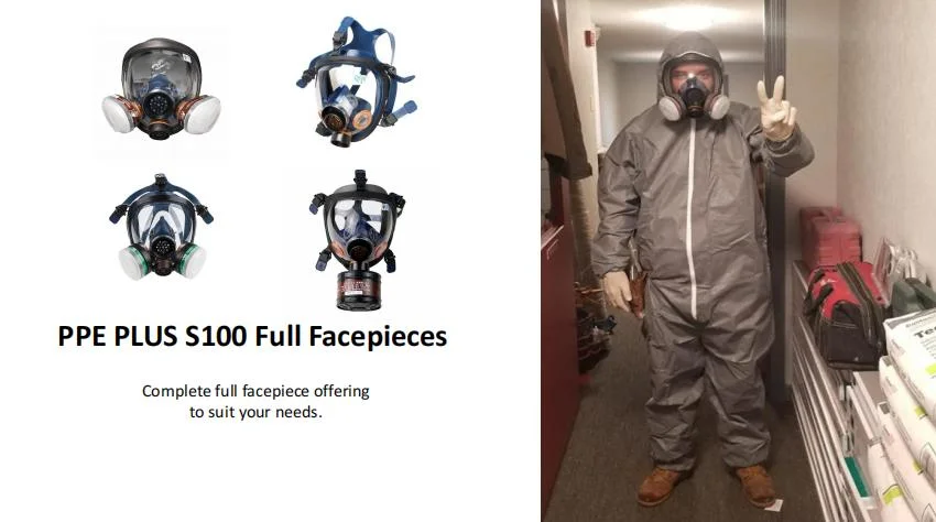 Mask Full Face Head Ventilative Biochemical Gas Mask Widely Used in Organic Gas, Respirator Paint, Welding Face Mask