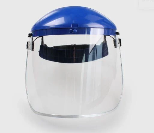 CE En166 Reuseable Fullface Face Shield with Safety Helmet