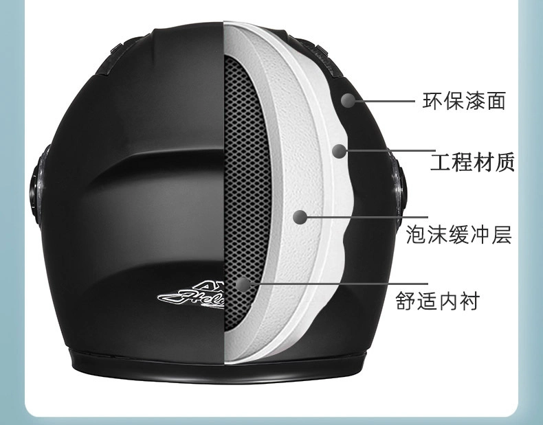 Motorcycle Accessories Full Face ABS Helmet with Certificates DOT and ECE2206