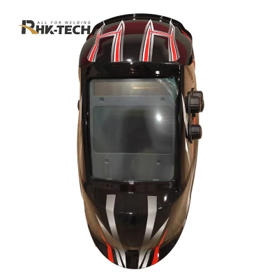 RHK Tech adesivi personalizzati Caretas automatica elettronica PARA Soldar Soldar Solar Solar Adesivi per elmetto per saldatura MIG Tig con oscuramento automatico