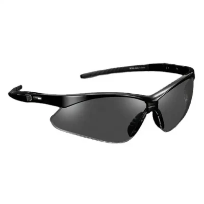Telaio in nylon con gamba in PA antiscivolo in gomma morbida anti UV 400 Antifog CE occhiali di sicurezza protezione per lenti PC