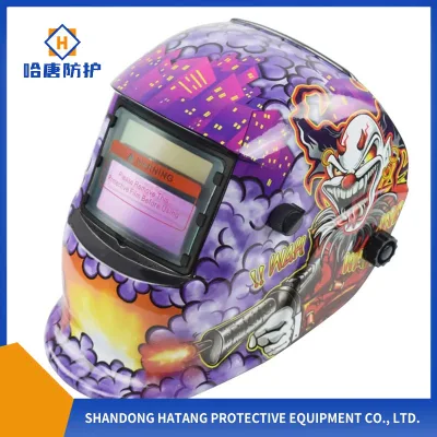 Maschera saldatrice regolabile industriale Solar casco per saldatura ad oscuramento automatico True Color