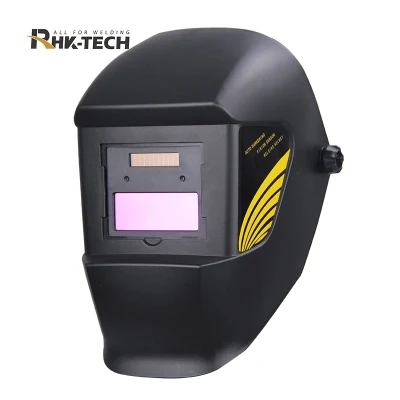 RHK Hot Selling OEM Custom a buon mercato Black Solar Power Auto Maschera per saldatura elettronica della bretella di fissaggio Argon TIG MIG Darkening