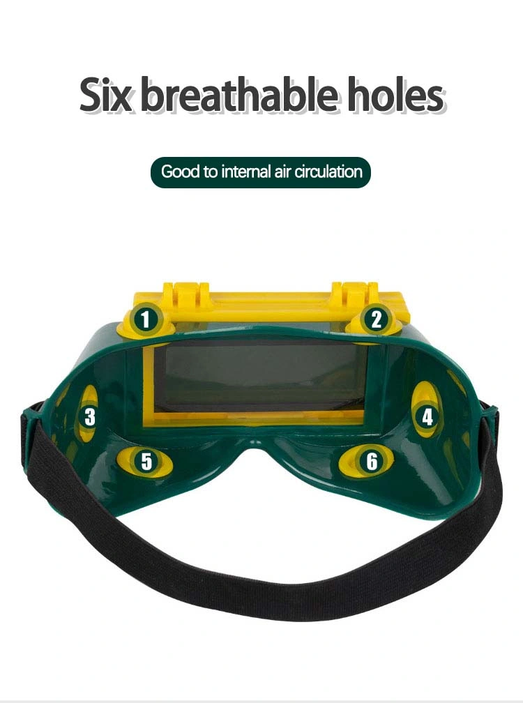 Newest Design Auto Darkening Welding Goggle Adjustable Safety Glasses