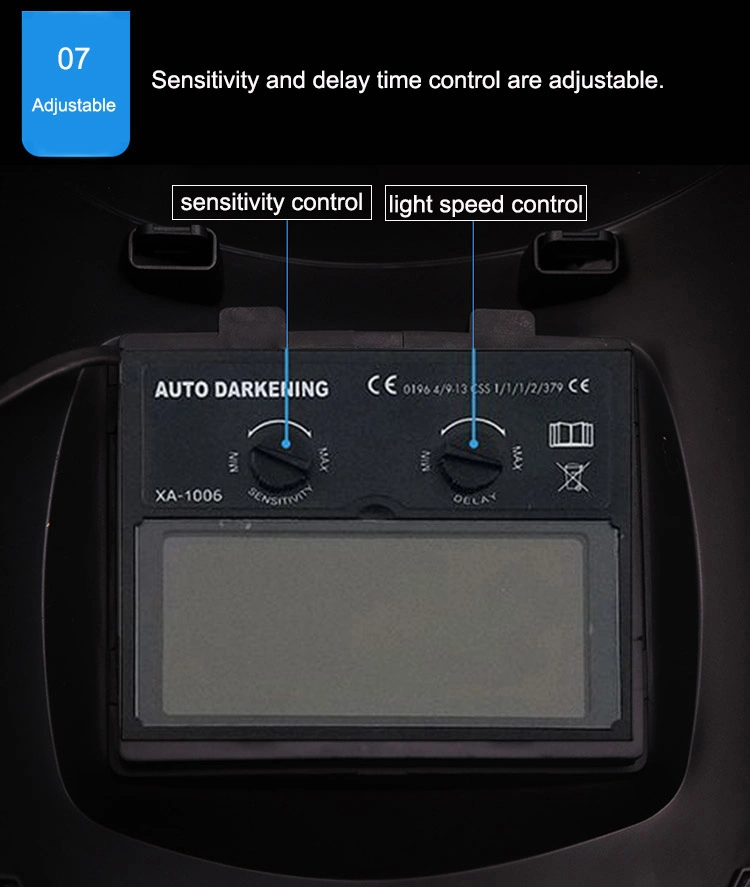 CSA Approved Automatic True Color Variable Shade Solar Auto Darkening Welding Helmet