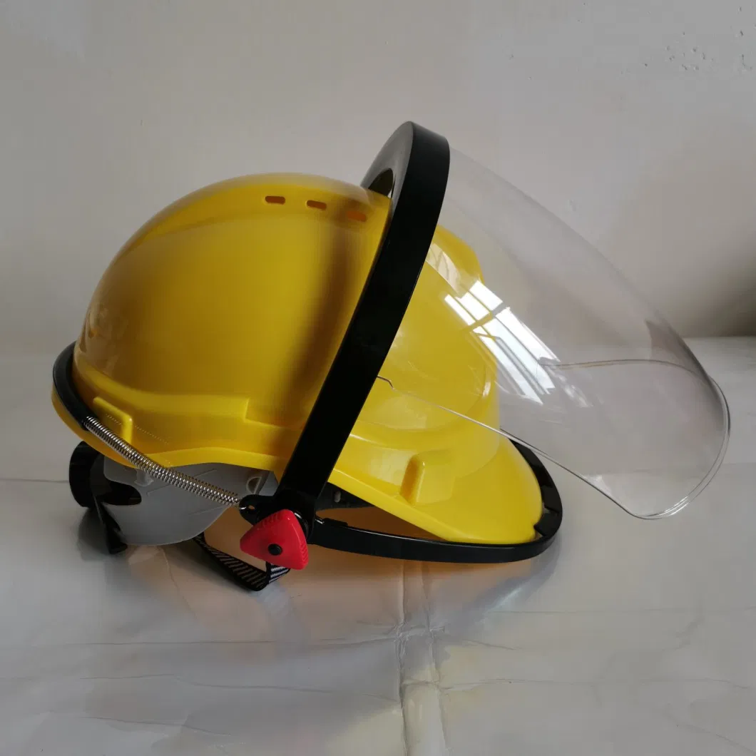 Manufacturer En397 Approved ABS HDPE Red Safety Helmet Construction for Head Protective