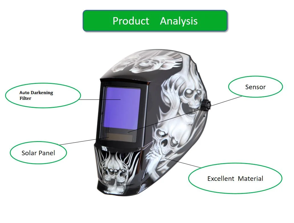 Heat Resistant Solar Auto-Dimming Welding Helmet (WH7-WF770)