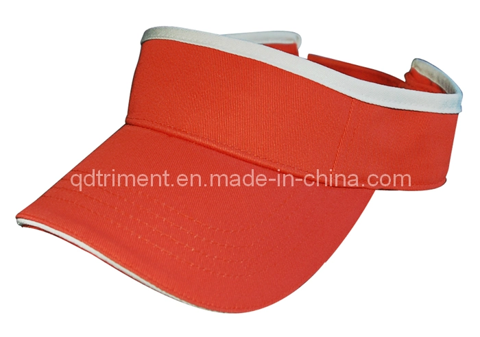 Contrast Binding Sandwich Sport Golf Sun Visor (TMV2030-1)