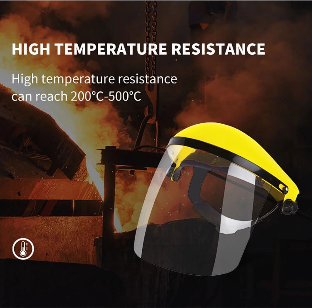 New Arrival Heat Resisting Striking Resistant Anti-Splash Semi Closed Full Face Protective Clear Welding Visor
