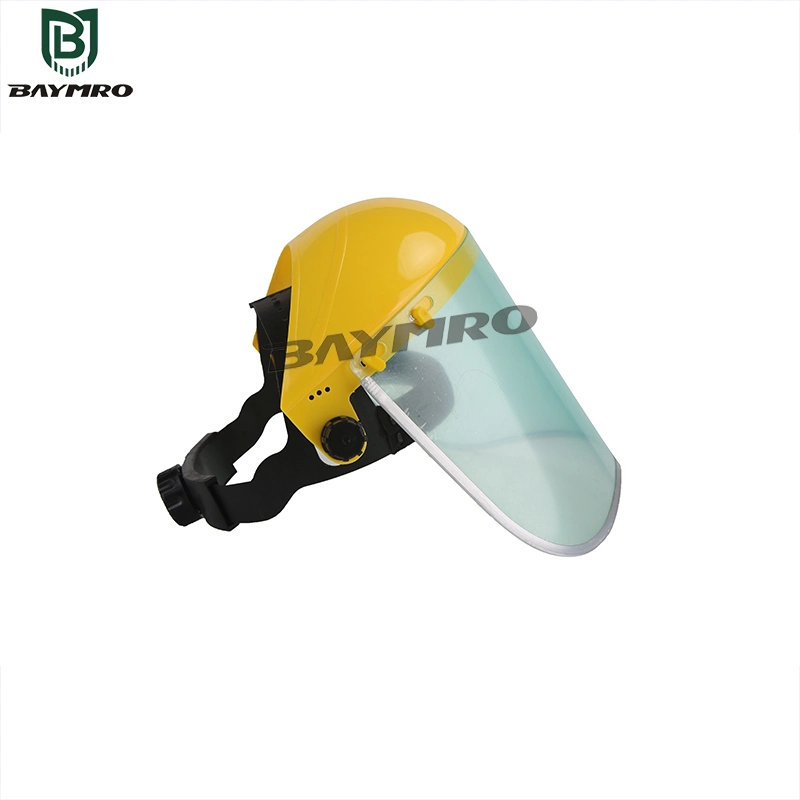 PPE Supplier Shield with Cap Protective Bracket PVC Transparent Welding Face Shield