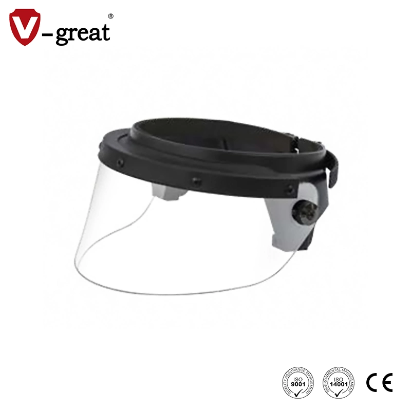 Tactical Face Shield Clear PC Plastic Riot Visor for Fast Helmet