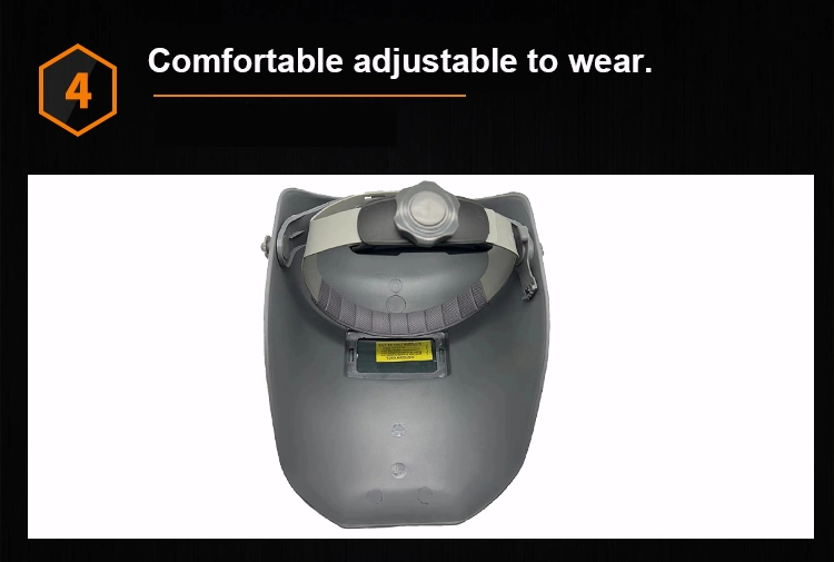 Rhk Lightweight Flip up Lens Headwear Head Mounted Face Protective Safety Welding Hood Helmet