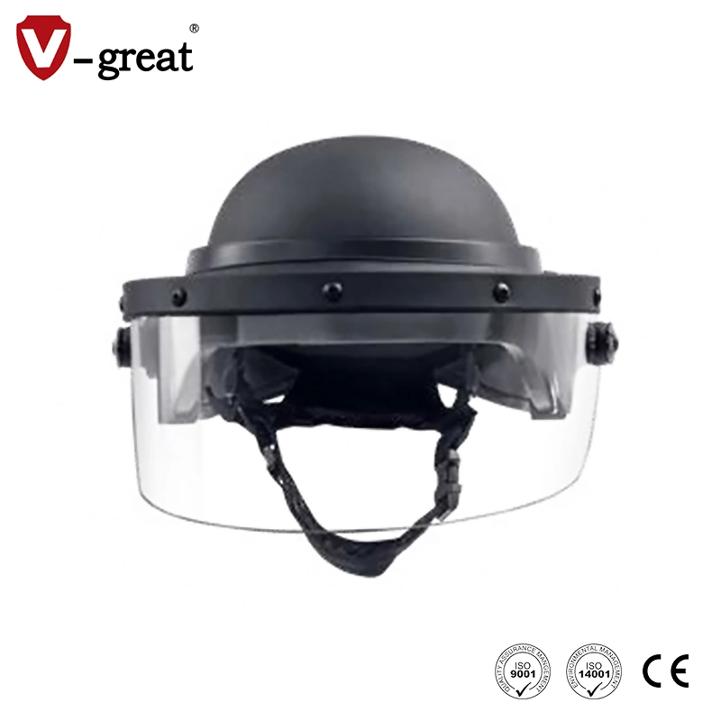 China Clear PC Face Guard Protection Riot Visor for Special Forces