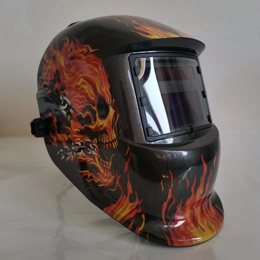 in Stock Solar Powered Auto Darkening Welding Masks Professional Wide Lens Adjustable Shade Range Full Face Welding Helmet