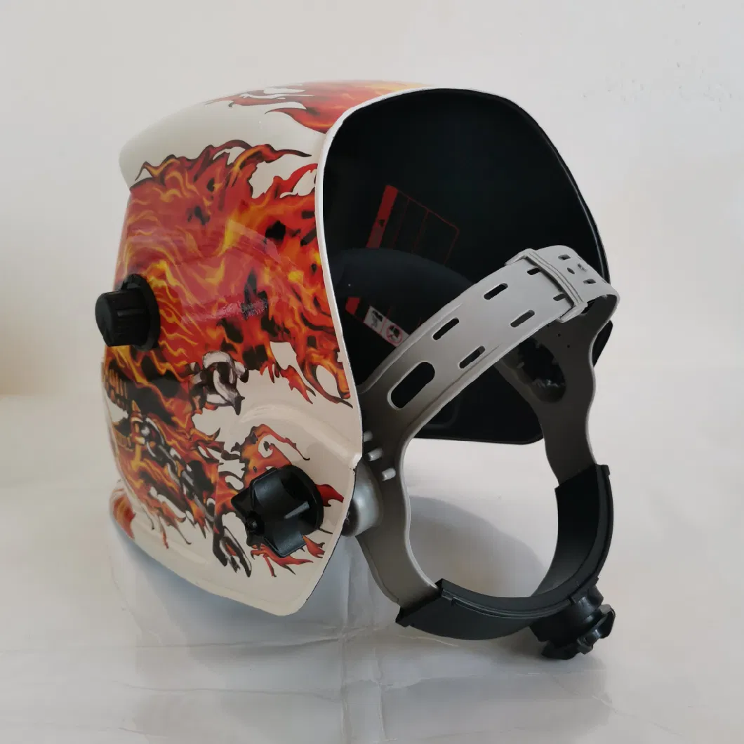Cheap PP Material Protective Lens Solar Auto Darkening Welding Face Mask Helmet for MIG TIG Stick Welding