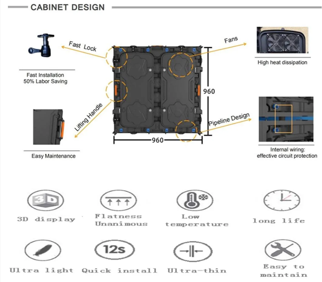 Outdoor Fixed LED Advertising Signs Billboard P8 LED Giant Screen