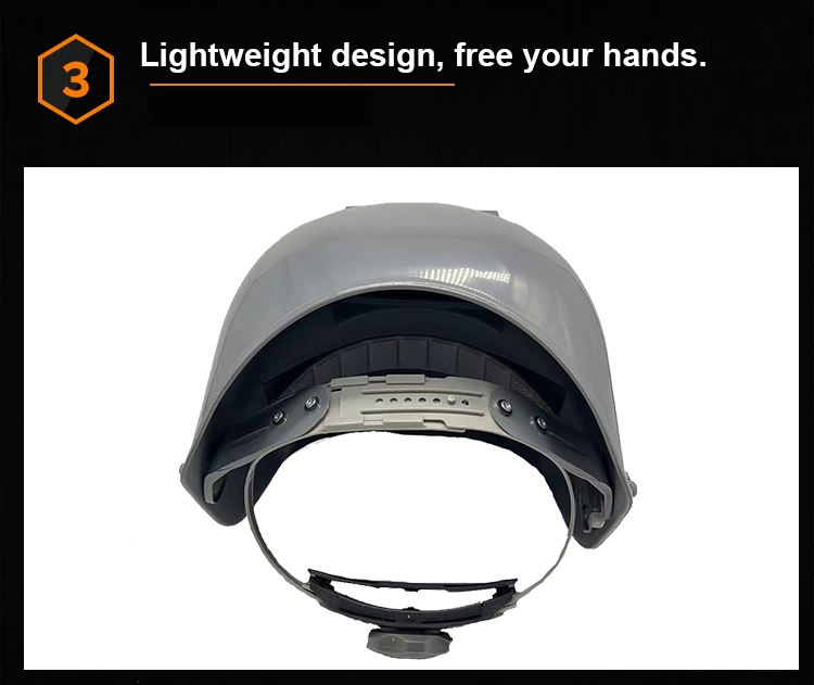 Rhk Lightweight Flip up Lens Headwear Head Mounted Face Protective Safety Welding Hood Helmet