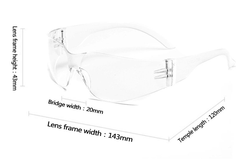 Anti-Fog Glasses PC Plastic Safety Glasses Labour Protection Glasses Wide-Vision Nti-Fog Protective Safety Glasses Splash Proof Oversize Shield Visor