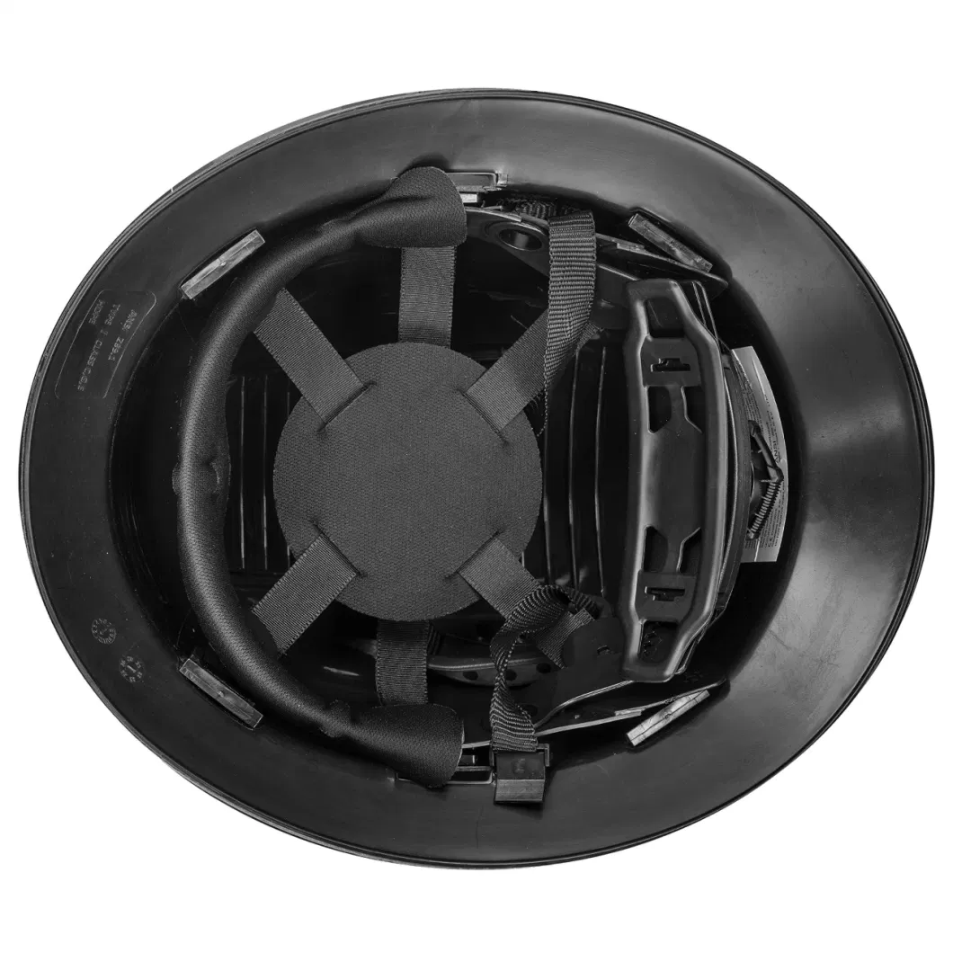 Protective Gear Custom Carbon Fiber Design Full Brim Hard Hat Safety Helmet