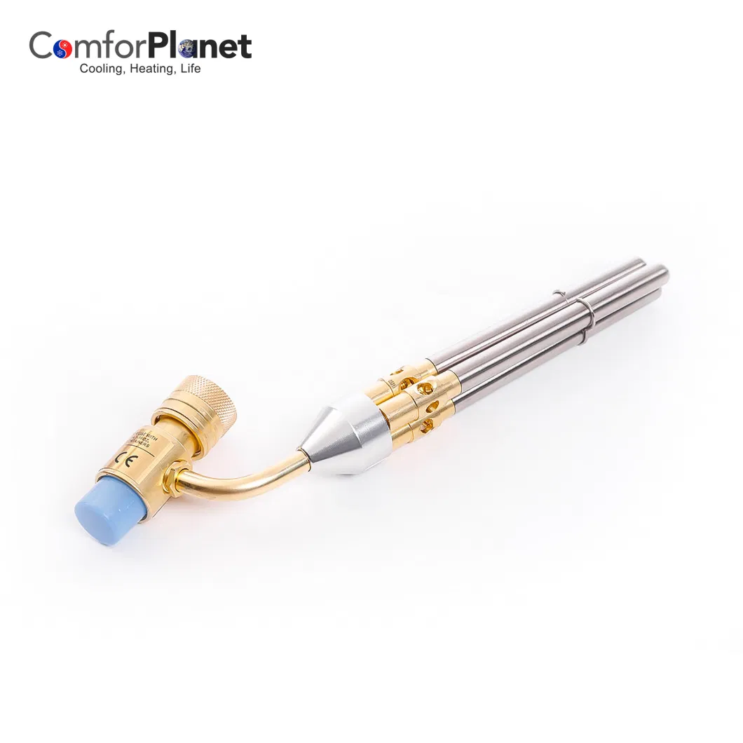 Electric Gas TIG Brazing Oxygen Pure Copper Mapp Gas Fire Gun European Type Hand Gas Welding Torch