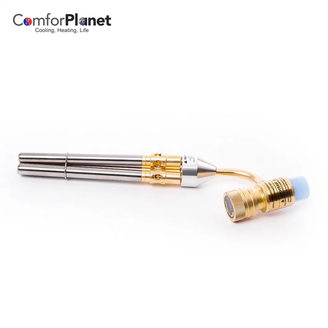 Electric Gas TIG Brazing Oxygen Pure Copper Mapp Gas Fire Gun European Type Hand Gas Welding Torch