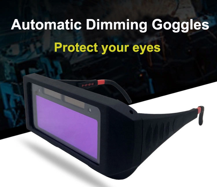 Safety Solar Auto Dimming Weld Goggles Eye Protection Auto Darkening Welding Glasses