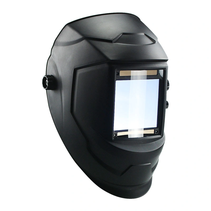 Cost-Effective True Color Auto Darkening Powered Air Purifying Durable Safety Underground Black Welding Helmet