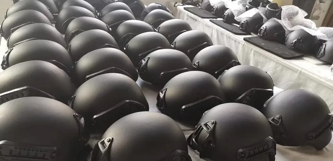 Military Style Supplies Fast PE Full Face Against Bullet Helmet Tactical Helmet Visor