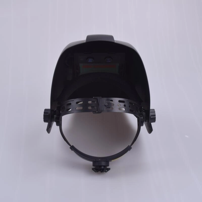 Solar Cells and Lithium Battery Auto Darkening Welding Helmet with Glass for Arc TIG MIG Mf-1100