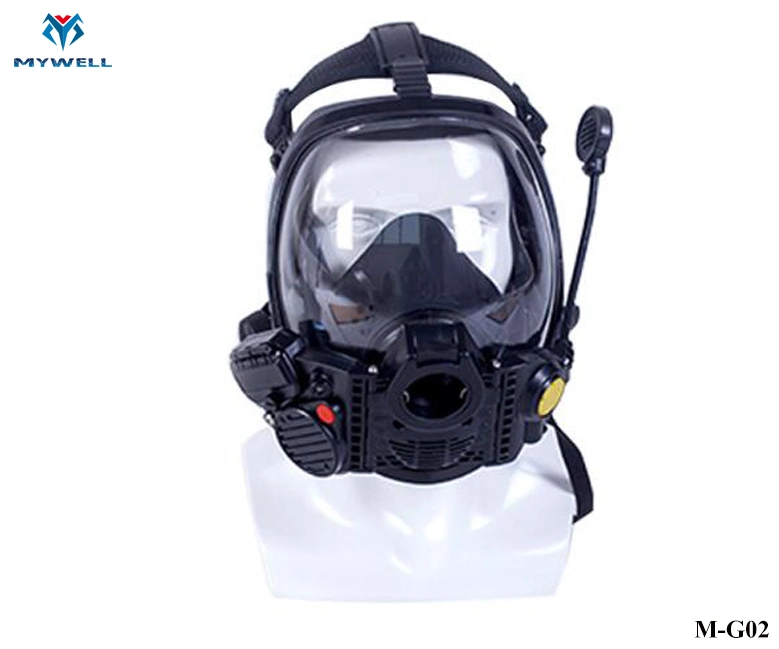 M-G02 Fullface Oxygen Filter Gas Mask for Underground Mining Working