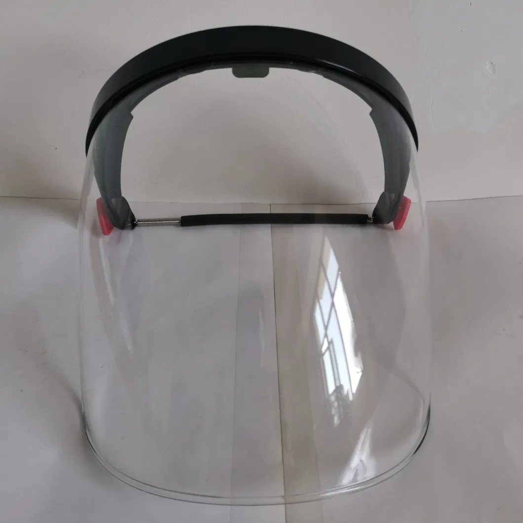 Industrial Employee Head Facial Gearing Full Protection Gear Safety Helmet PC Visor