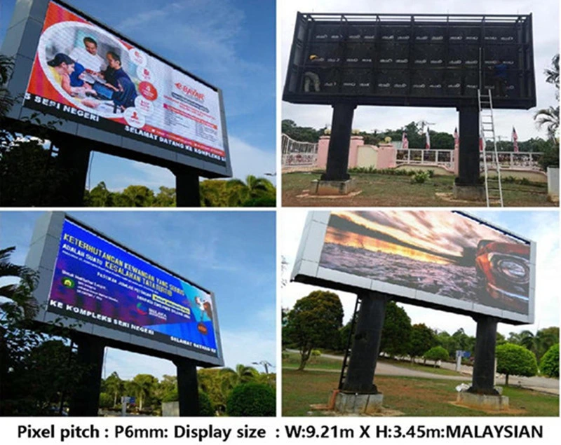 Outdoor Fixed LED Advertising Signs Billboard P8 LED Giant Screen