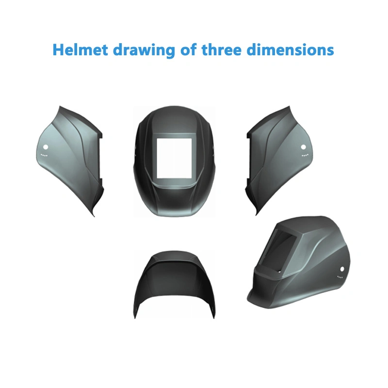 Safety Protection Solar Automatic Dimming Welding Helmet (WH7-WtFi660)