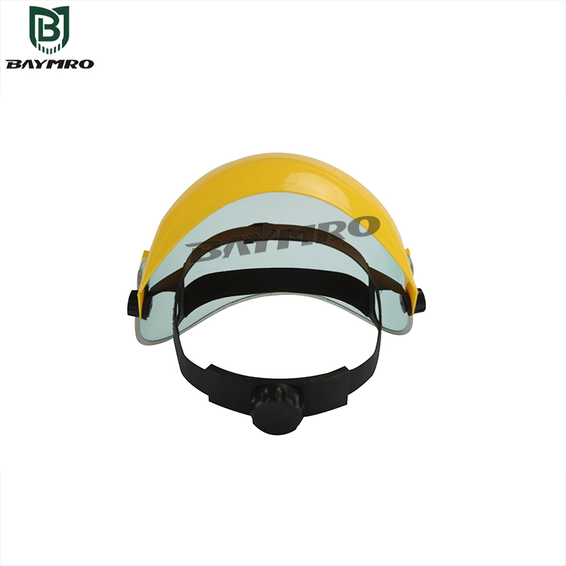 PPE Supplier Shield with Cap Protective Bracket PVC Transparent Welding Face Shield
