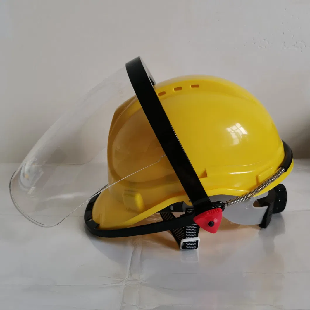 Manufacturer En397 Approved ABS HDPE Red Safety Helmet Construction for Head Protective