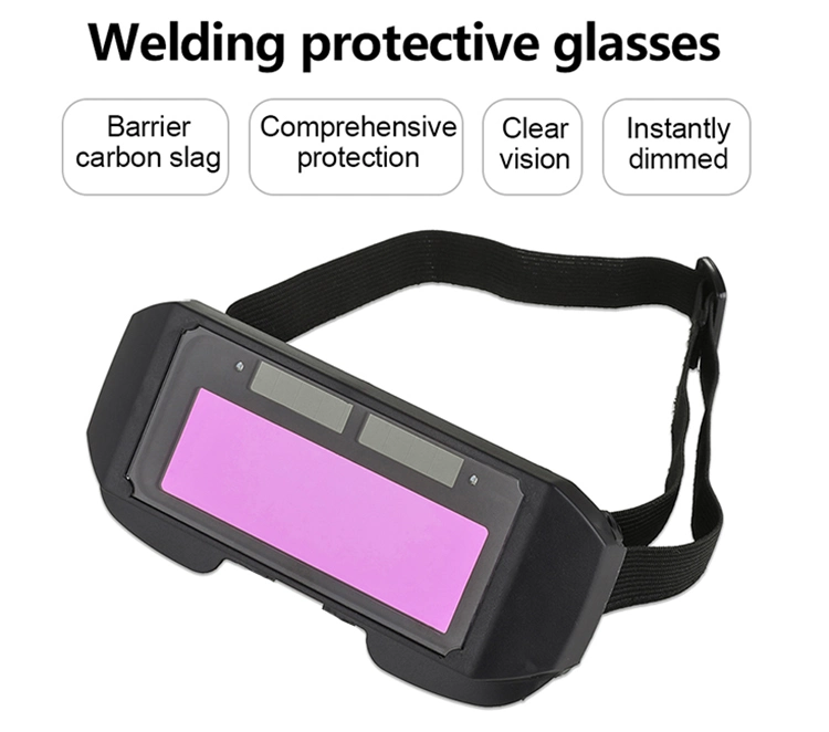 Safety Solar Auto Dimming Weld Goggles Eye Protection Auto Darkening Welding Glasses