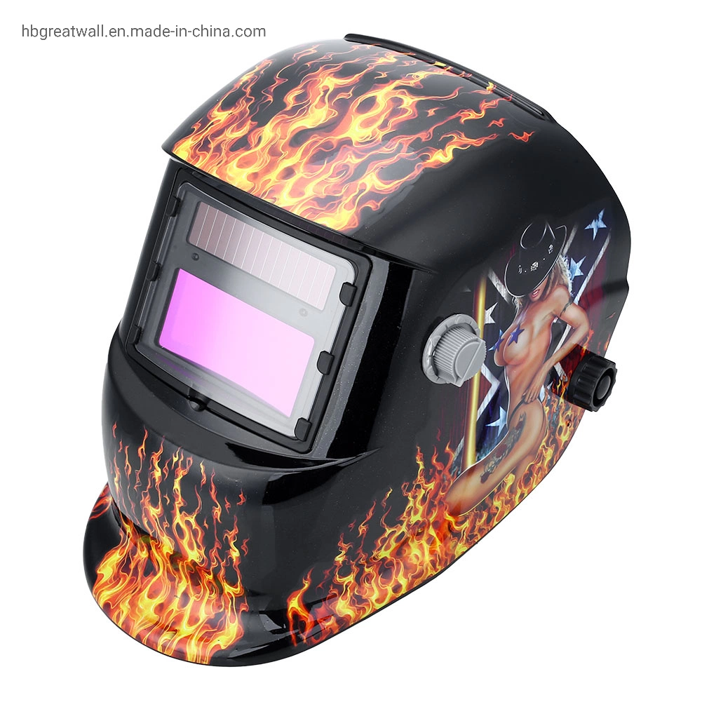 Solar Powered PP Helmet Material Yes Auto-Darkening Welding Helmet