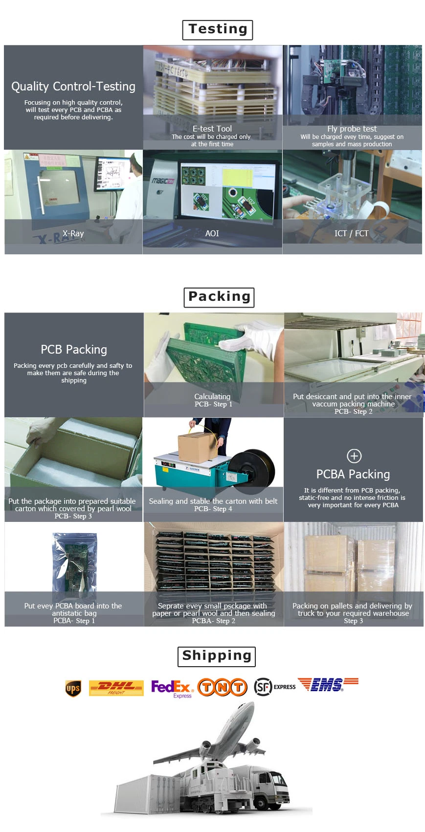 Green Solder Mask White Silkscreen PCB Board