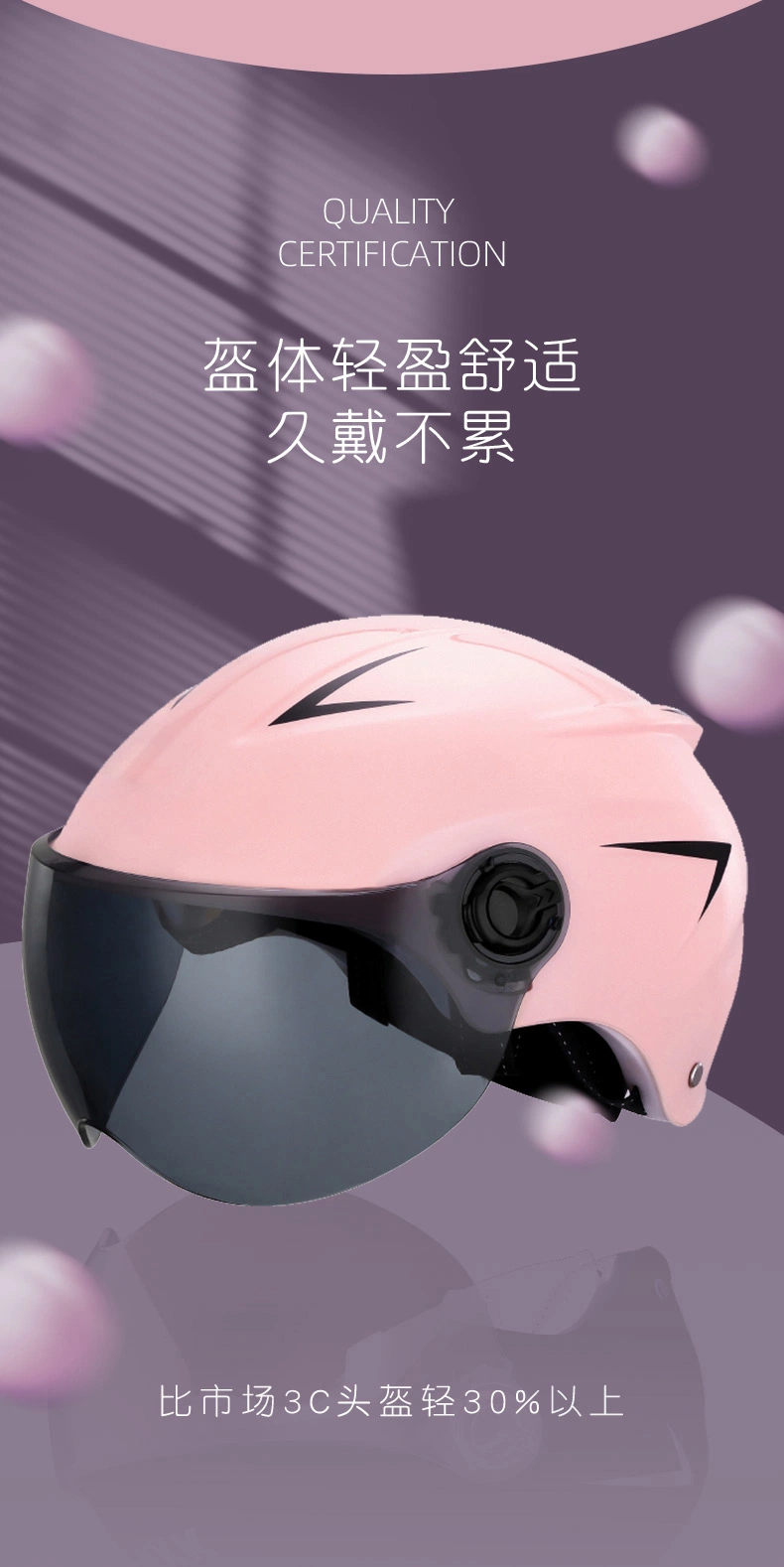 Wholesale Sports Cycling ABS+EPS Helmet Open Face Motorcycle Helmet Drop Down Sun Visor Summer Man Woman Racing Scooter Motorbike Original Safety Helemts