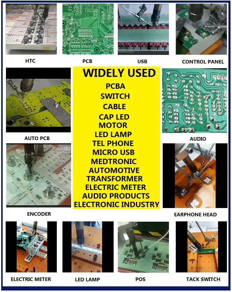 4 Axis Double Soldering Iron Tips Industrial Automatic Soldering Robot