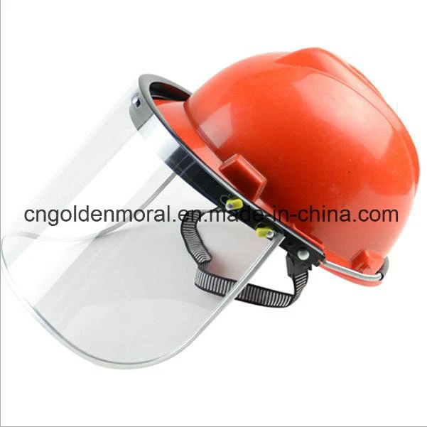 Industrial Safety Helmet with Dust Proof Visor/PC Organic Welding Face Mask Face Protection