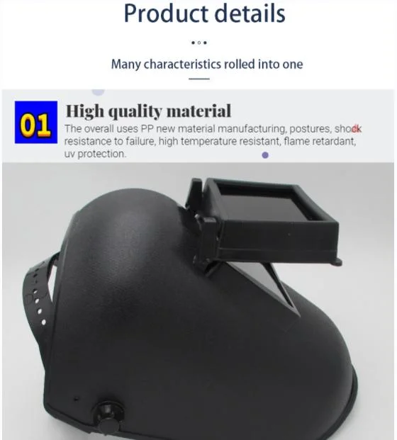 Construction Cheap Price PP Material Ventilation Anti UV Welding Helmets with Headgear