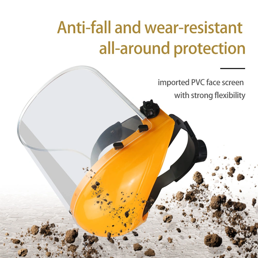 Transparent PC Face Visor with Helmet PC Face Visor PP Headgear with Face Visor Manufacturer in China