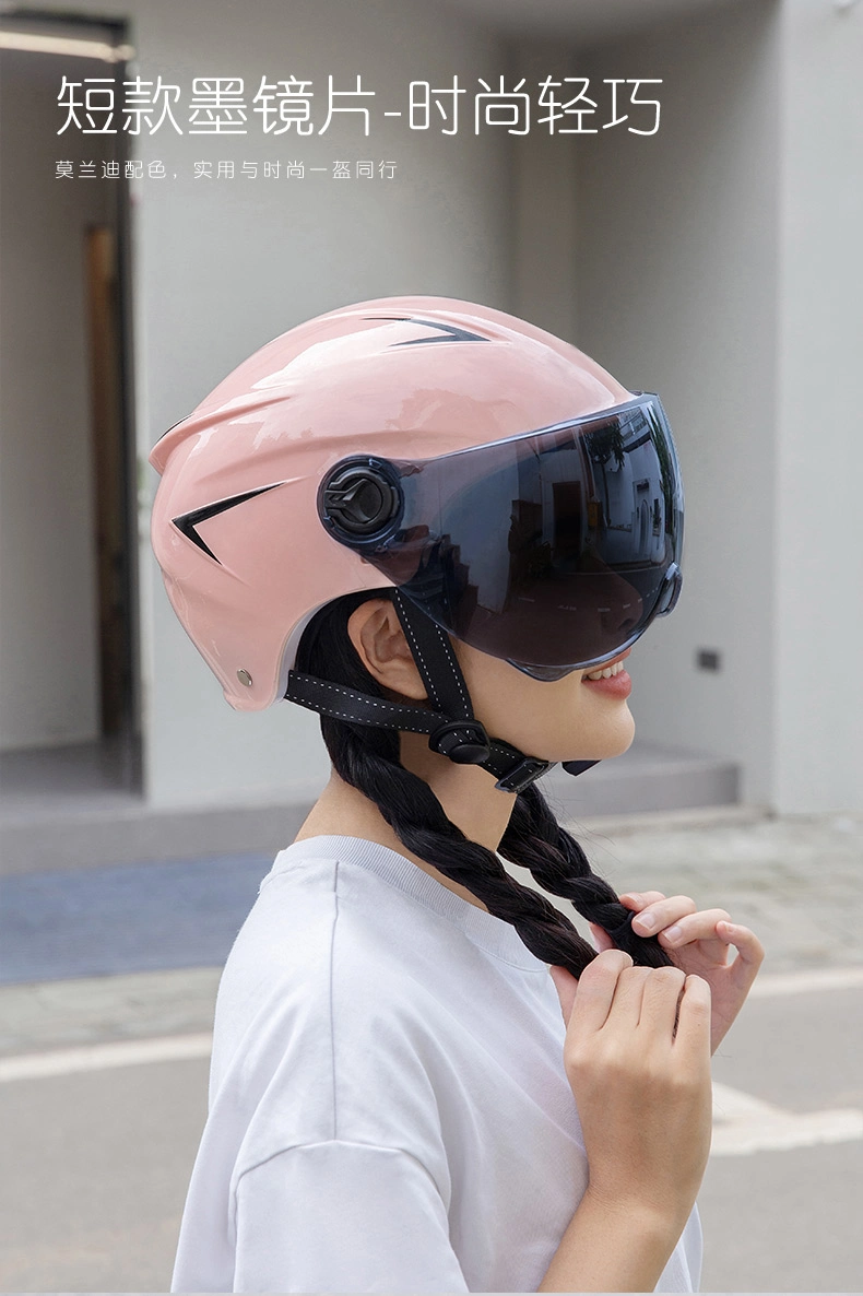 Wholesale Sports Cycling ABS+EPS Helmet Open Face Motorcycle Helmet Drop Down Sun Visor Summer Man Woman Racing Scooter Motorbike Original Safety Helemts