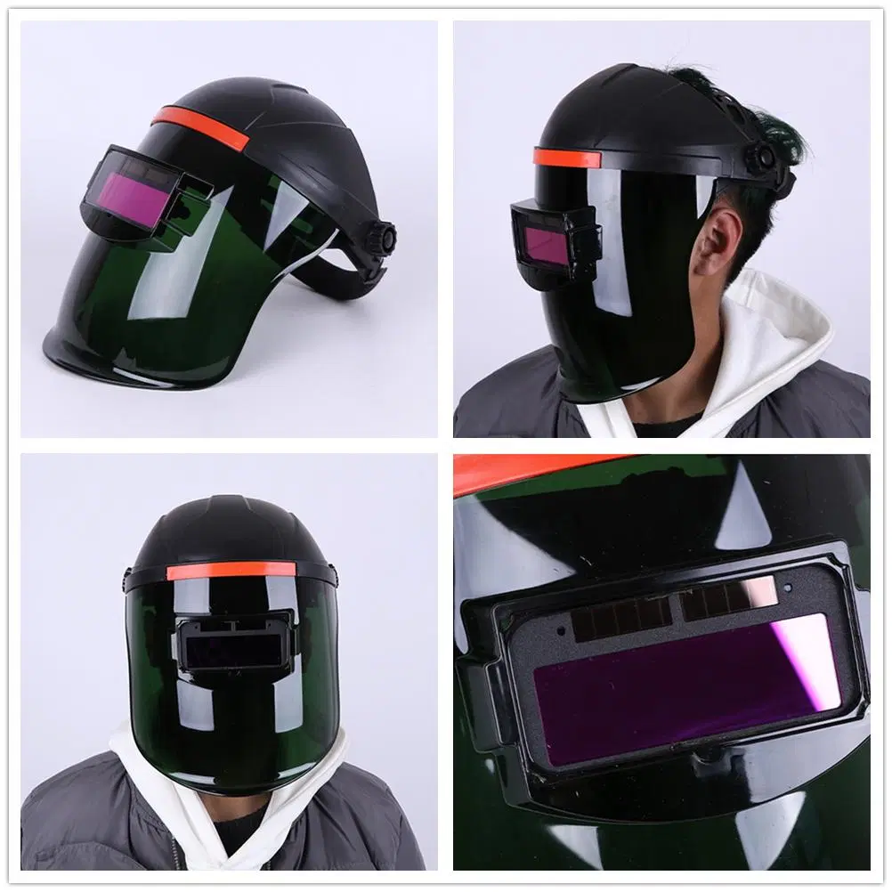 Circular Arc Solar Automatic Darkening Welding Helmet Adjustable Protective Welding Soldering Mask Welder Cap