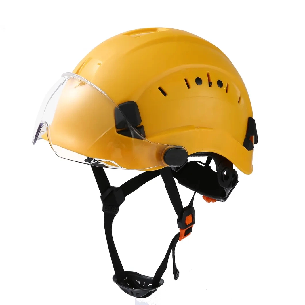 Fashion CE ANSI Approved Protective Work Industrial Construction Safety Helmet with Chin Strap Hard Hat