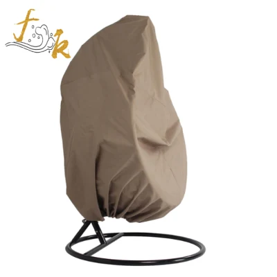 Outdoor Large Wicker Swing Chair Cover with Zipper, Waterproof and Durable, Weather Proof Outdoor Chair Cover